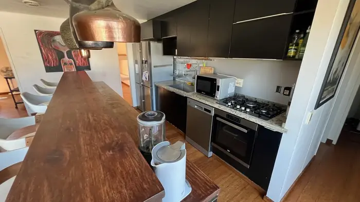 Cocina desde la barra