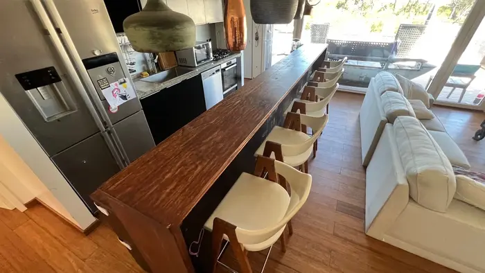 Cocina y estar